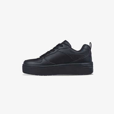 Tenis Skechers Court Hight Niña Negro