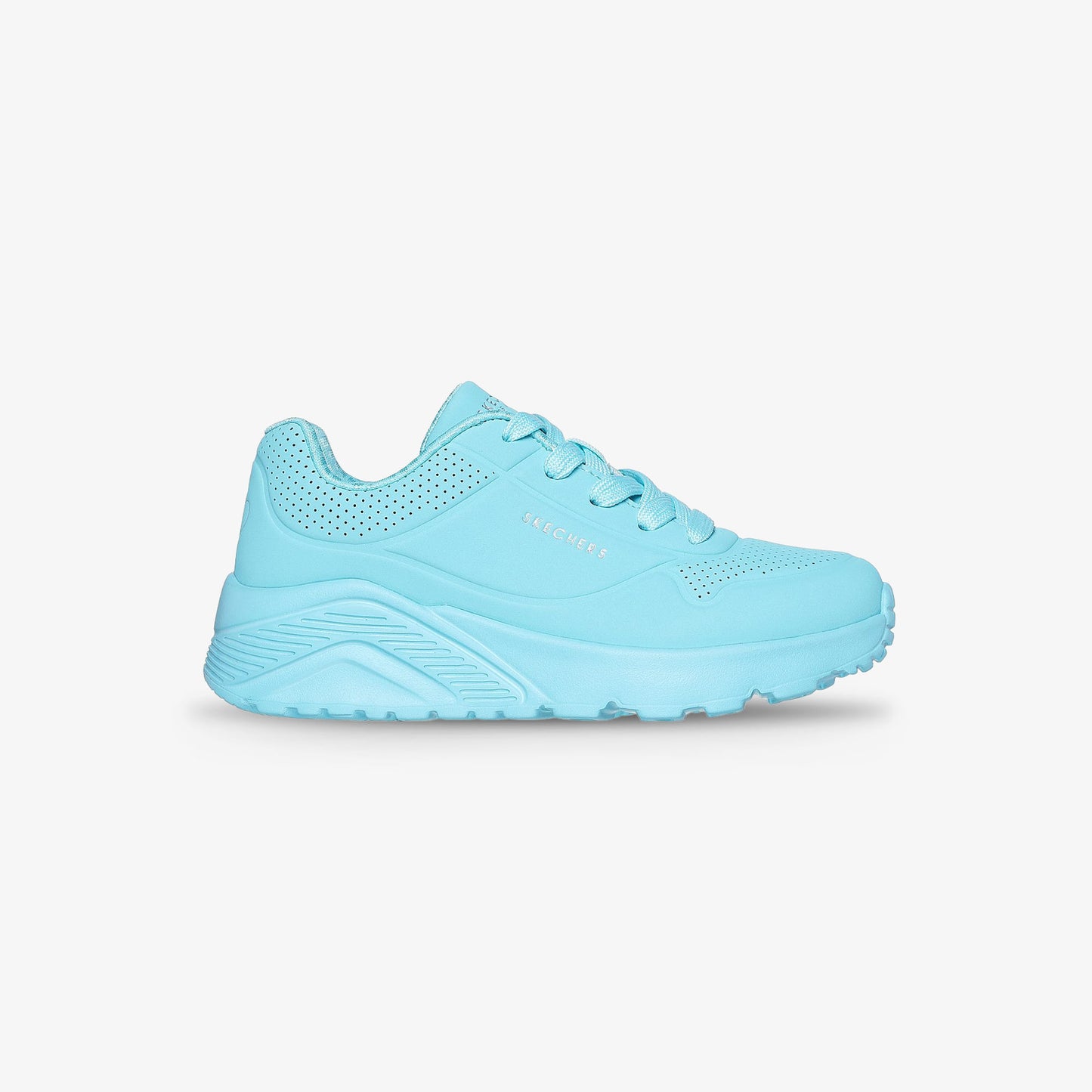 Tenis Skechers Glen 1 Neon Niña Azul