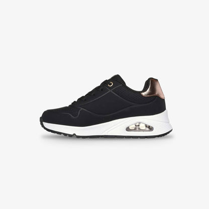 Tenis Skechers Uno Gen1 Shimmer Away Junior Negro