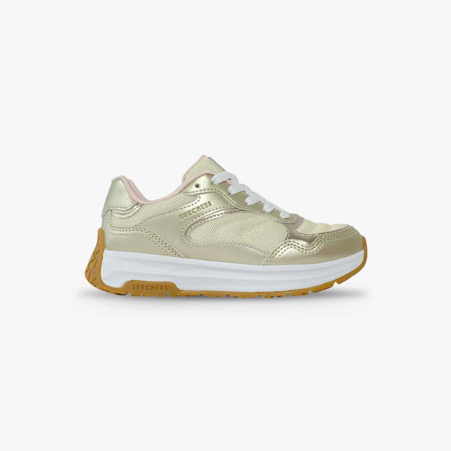 Tenis Skechers Lumina Niñas Dorado