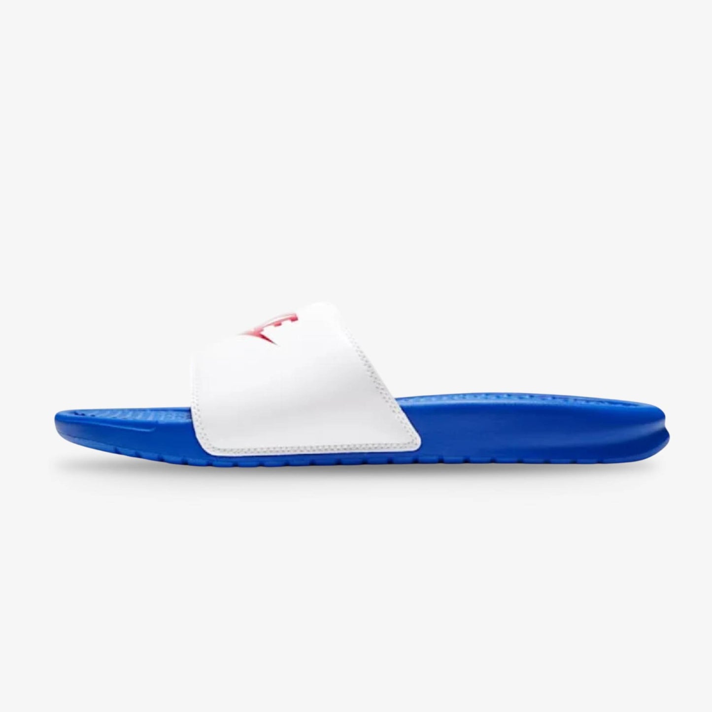 Chanclas Nike Benassi Hombre Blanco Azul
