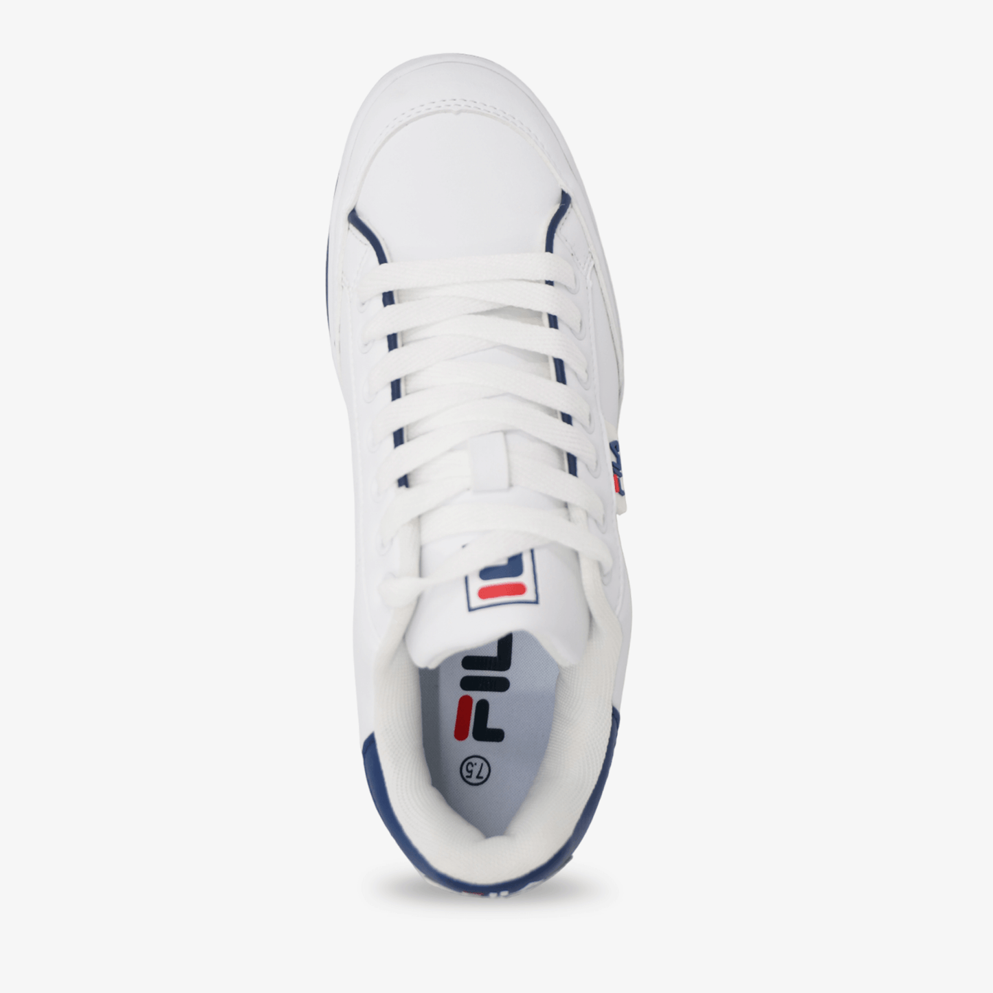 Tenis Fila Naster Hombre Blanco Azul