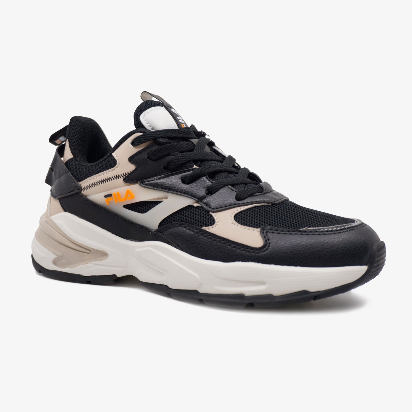 Tenis Fila Trigar Hombre Negro Beige