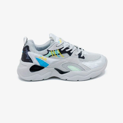 Tenis Fila Bister Mujer Gris Multicolor