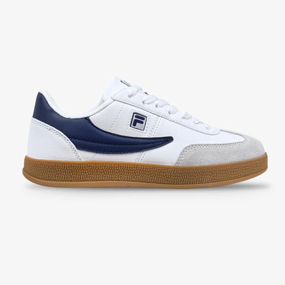 Tenis Fila Burter Hombre Blanco Azul