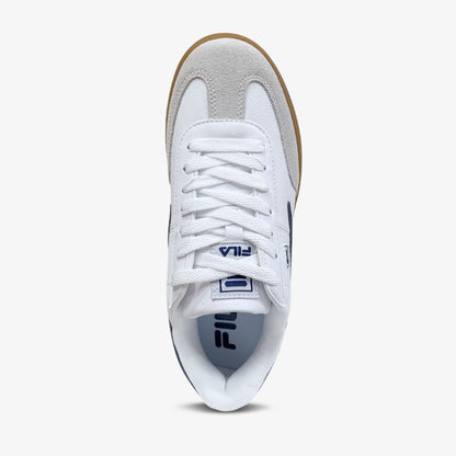 Tenis Fila Burter Hombre Blanco Azul