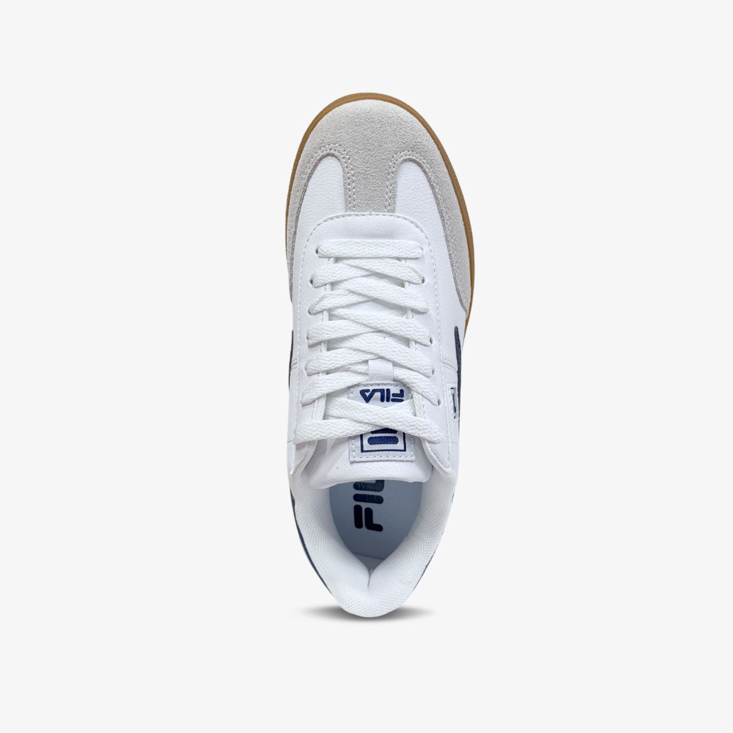 Tenis Fila Burter Mujer Blanco Azul
