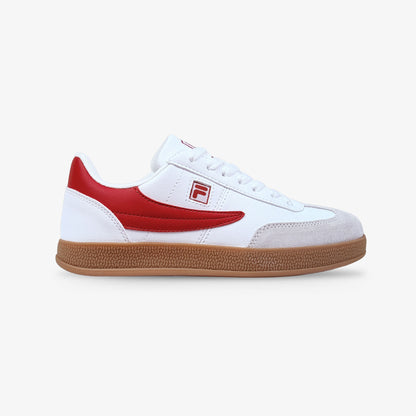 Tenis Fila Burter Mujer Blanco Rojo