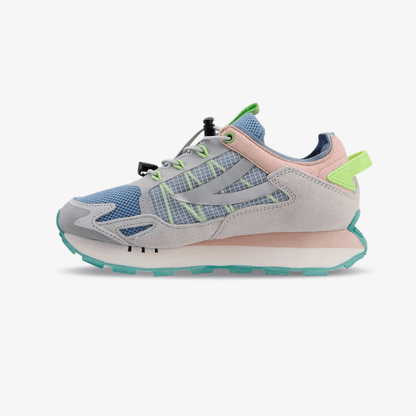Tenis Fila Champion Mujer Gris Azul