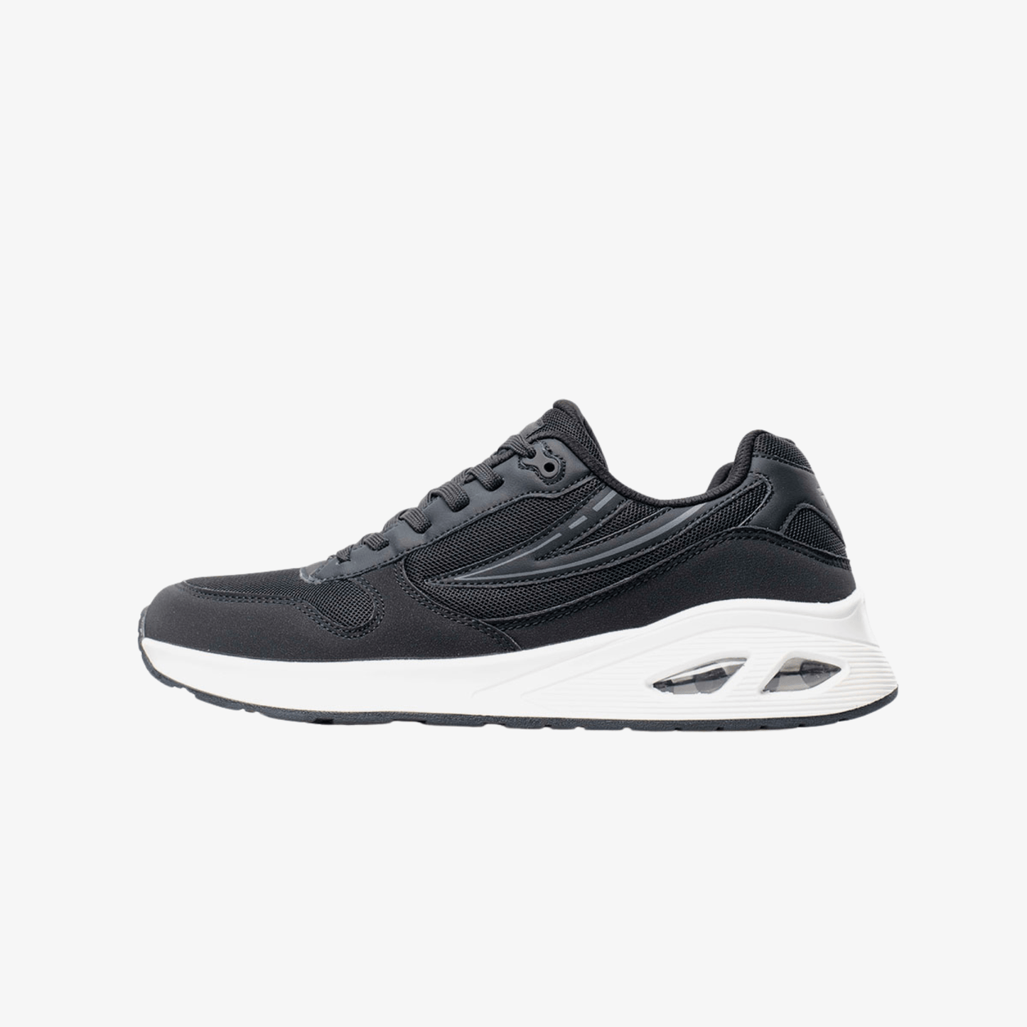 Tenis Fila Lic Hombre Negro Blanco