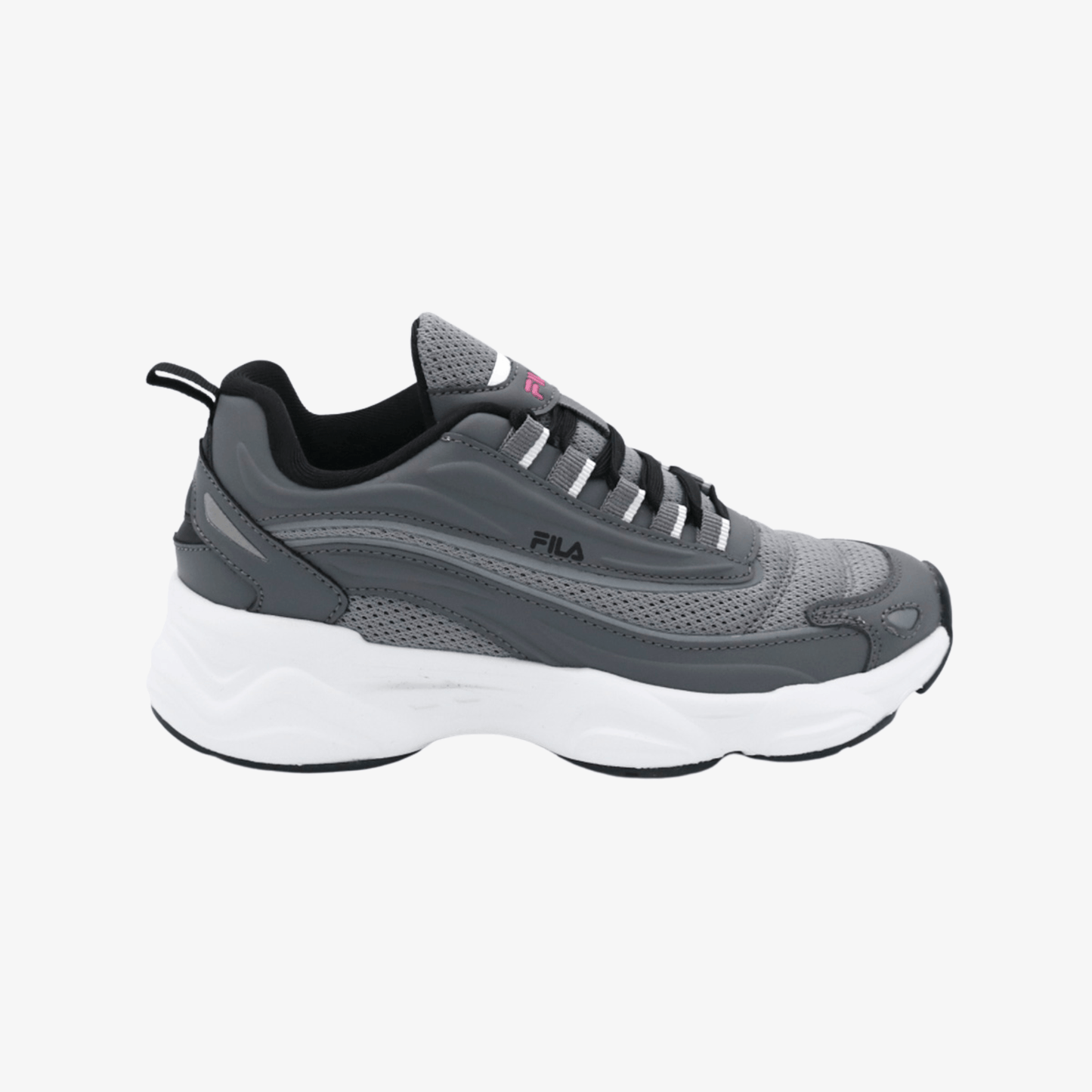 Tenis Fila Lith Mujer Gris Rosado
