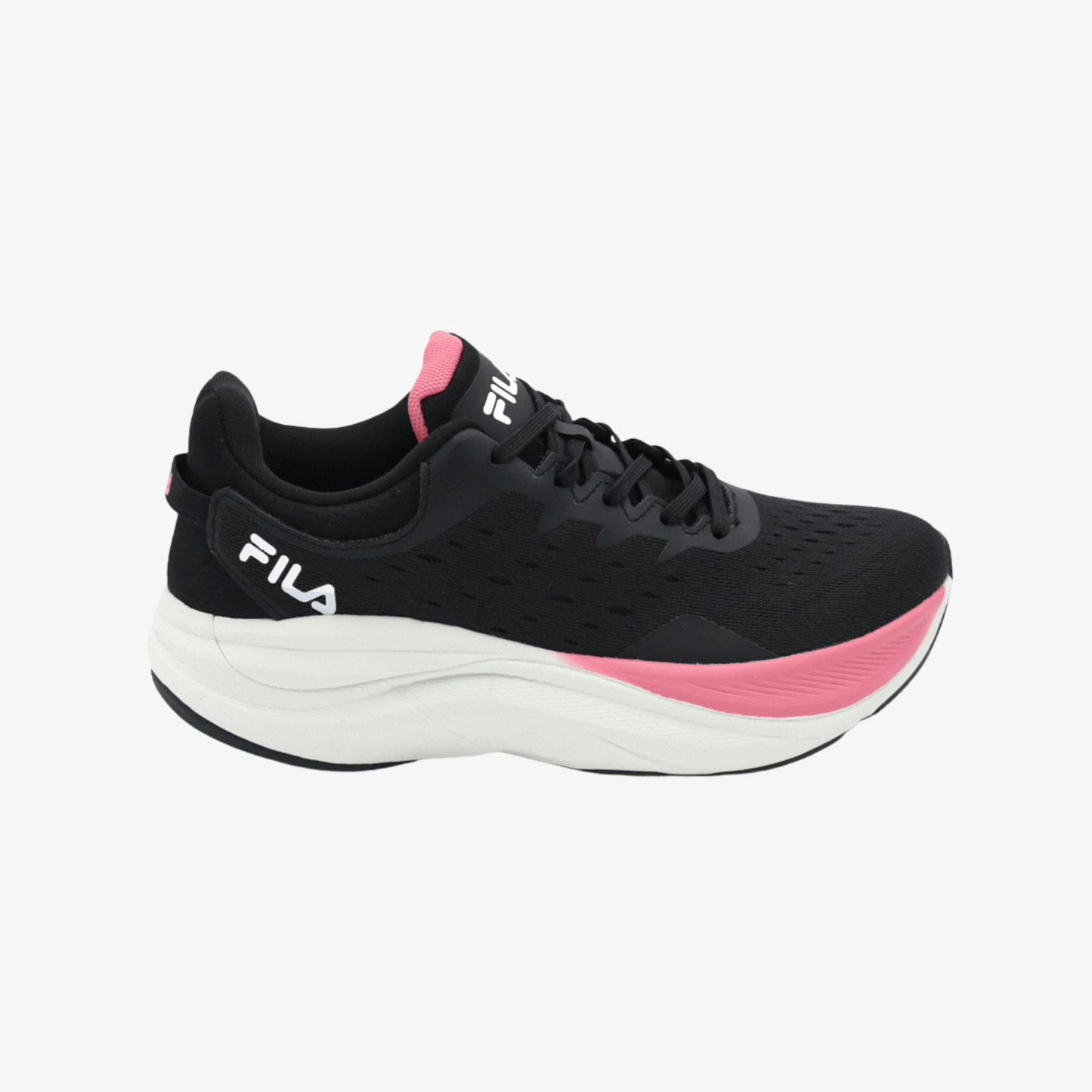 Tenis Fila Berso Mujer Negro Rosado