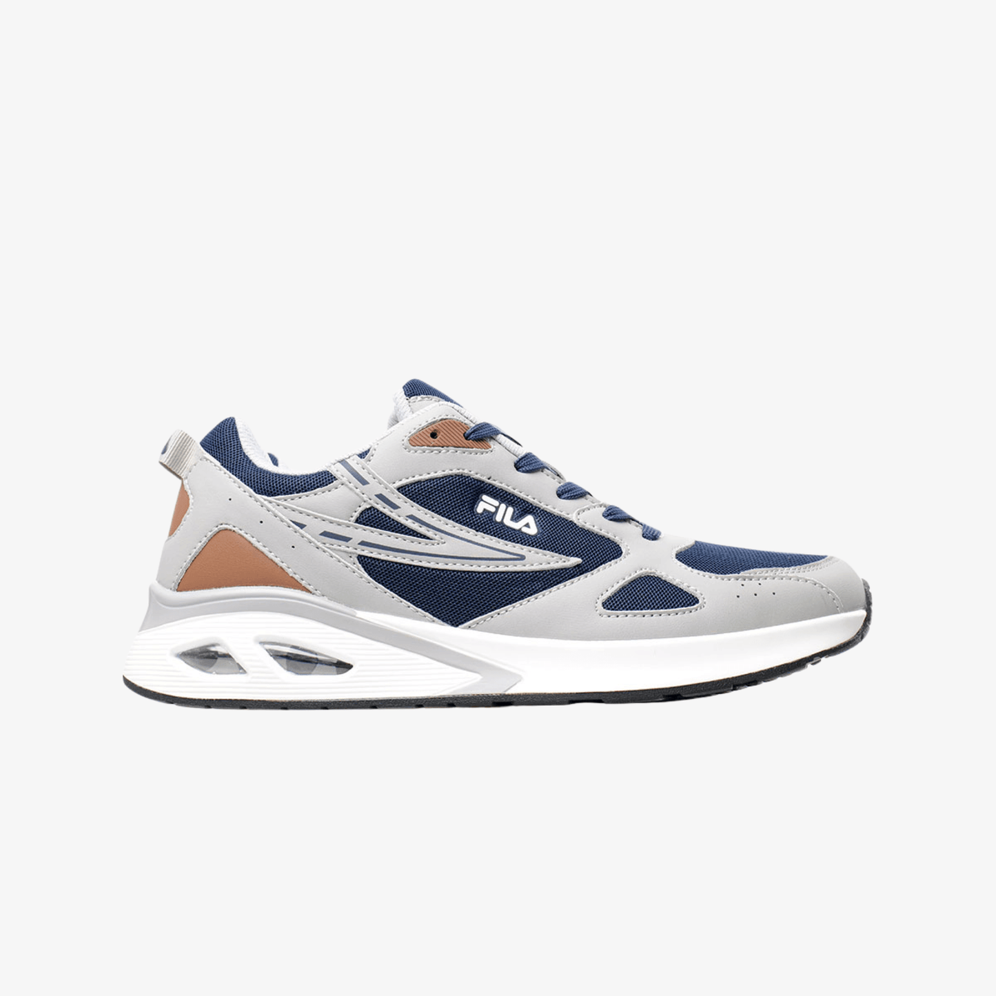 Tenis Fila Trum Hombre Gris Azul