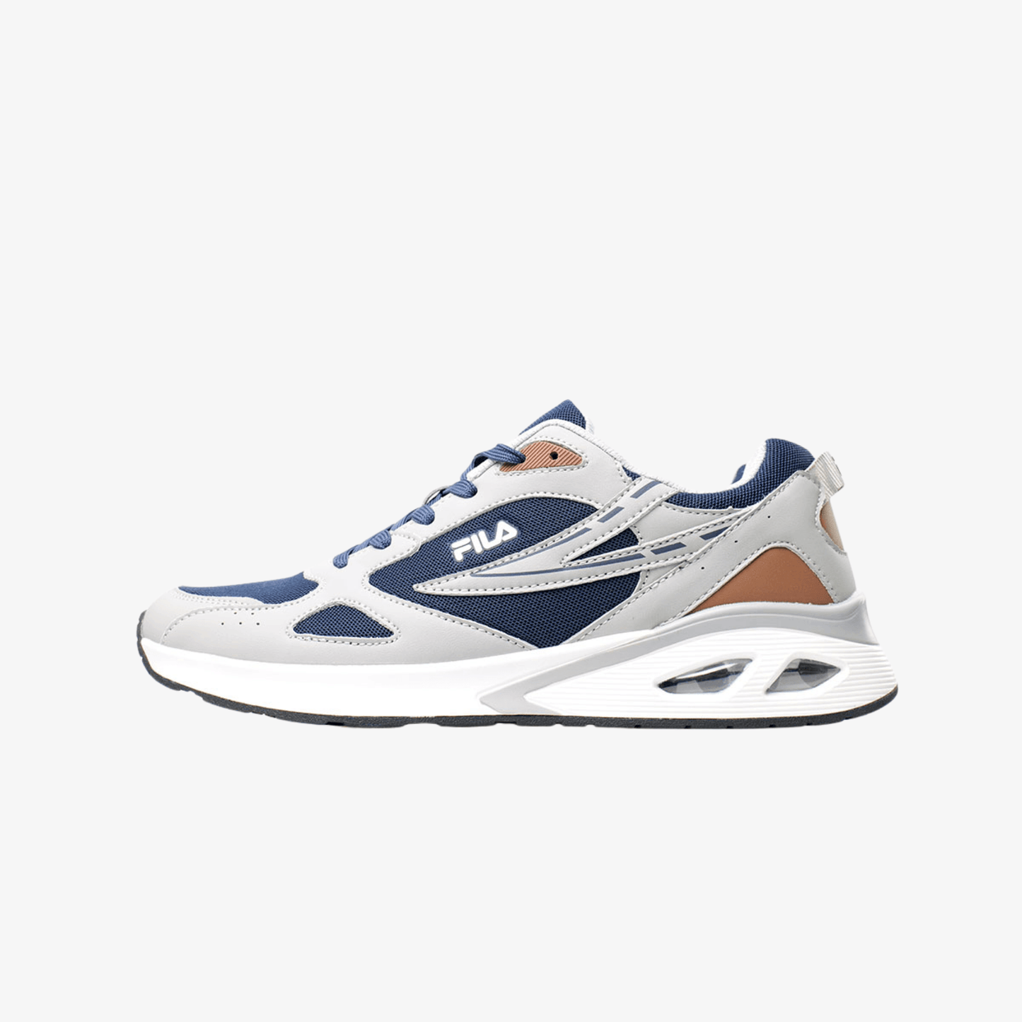 Tenis Fila Trum Hombre Gris Azul