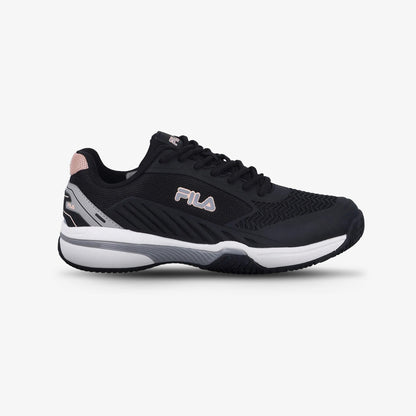 Tenis Fila Teth Mujer Negro Blanco