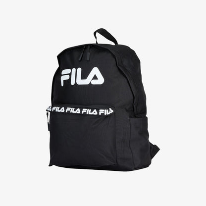 Morral Fila Lines Unisex Negro Blanco