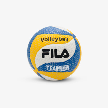 Balon Fila Voleibol Unisex  Blanco Azul Amarillo