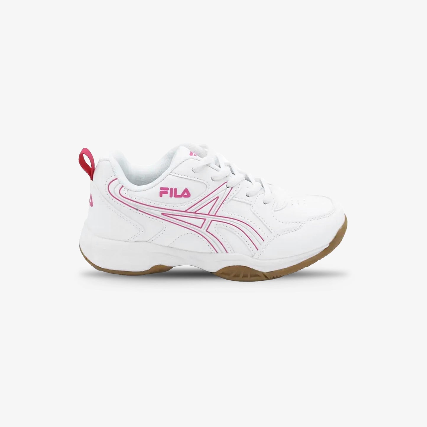 Tenis Fila Arena Niña Blanco Rosa