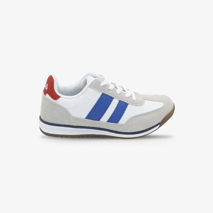Tenis Fila Vintage Niño Blanco Azul