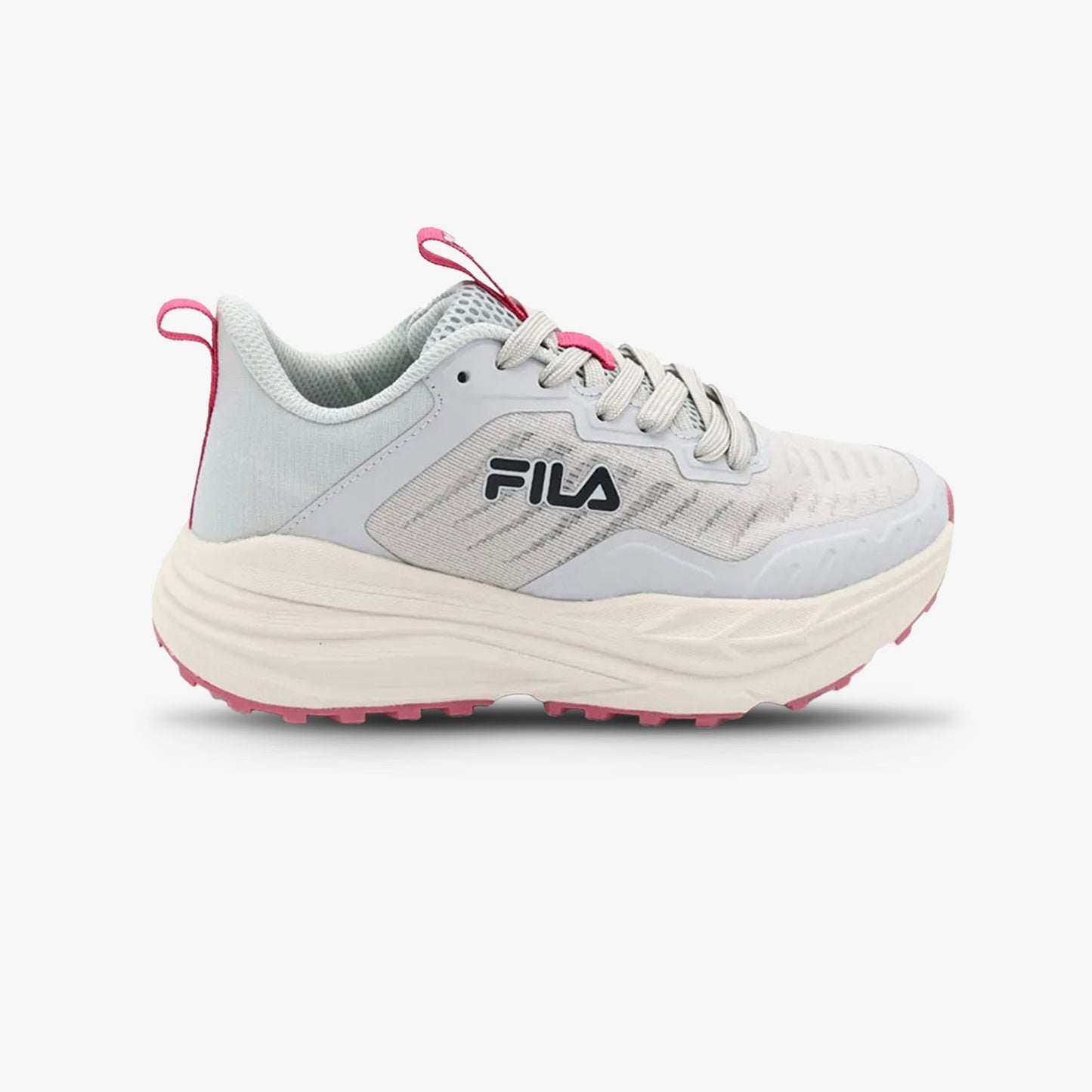 Tenis Fila Lucnen Trail Mujer Gris Rosa