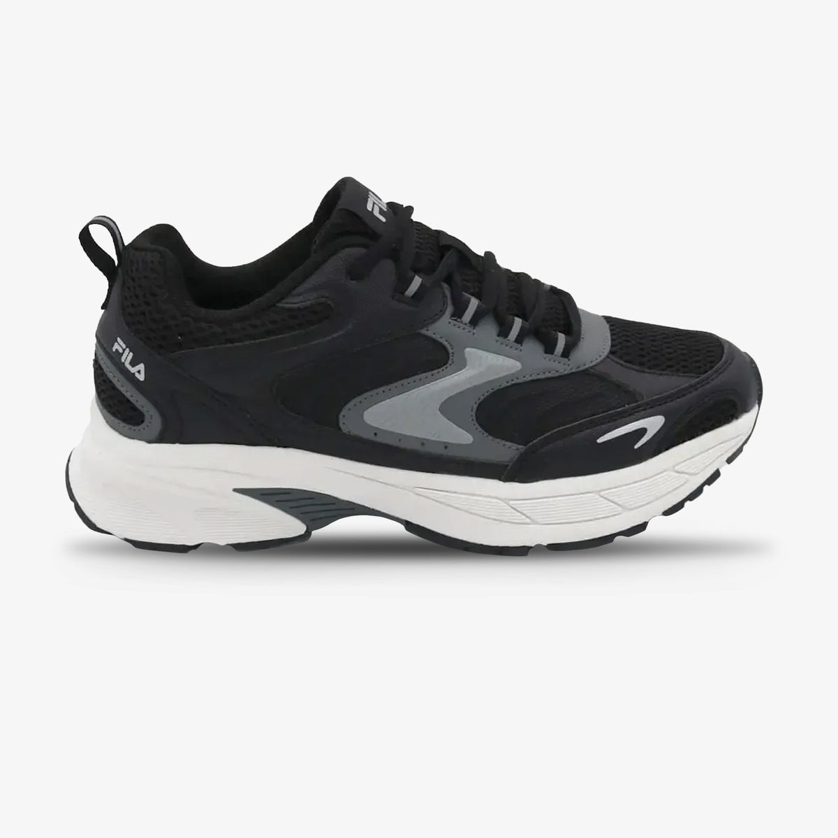 Tenis Fila Timo Hombre Negro Gris