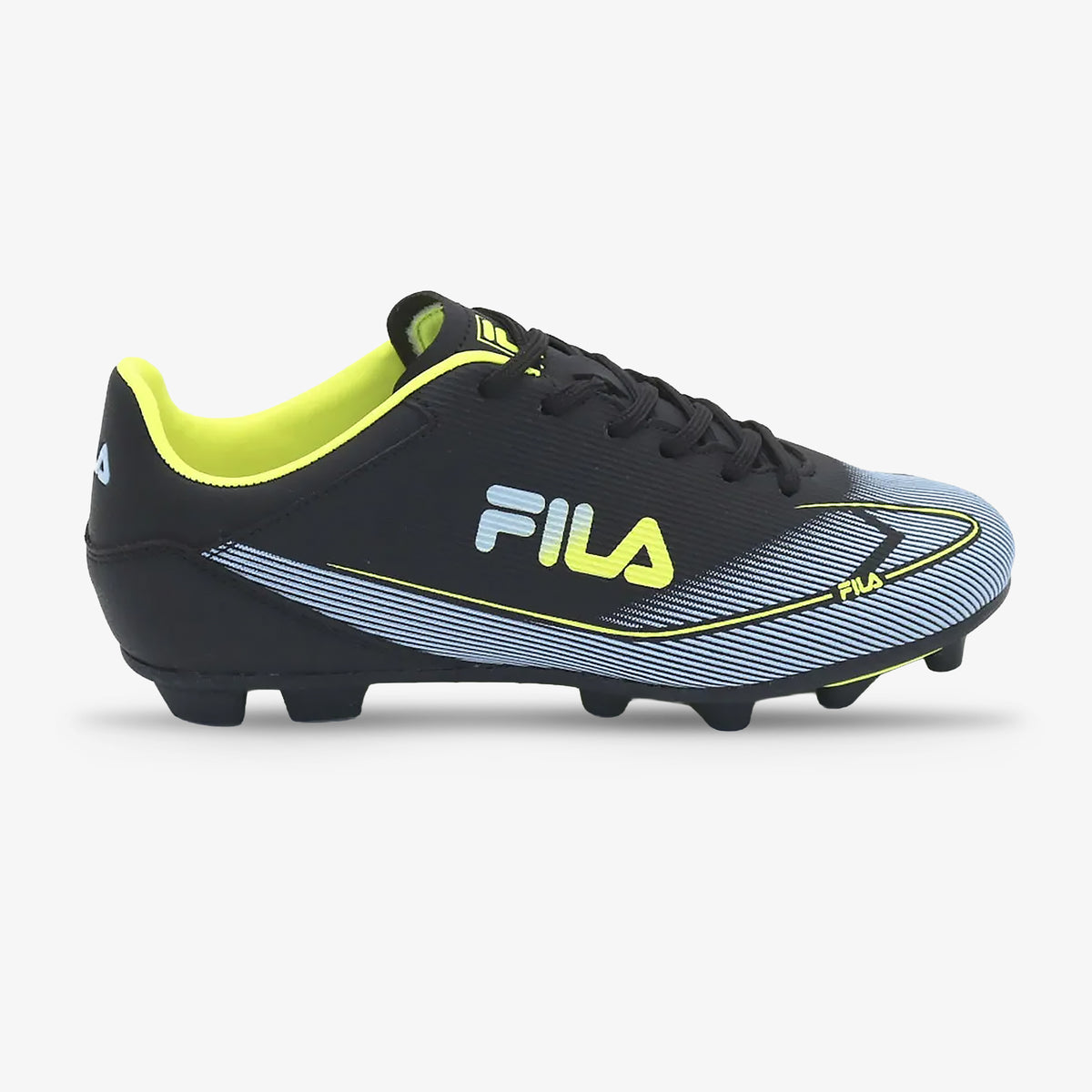 Guayos Fila Tigum Firm Ground Hombre Negro Azul