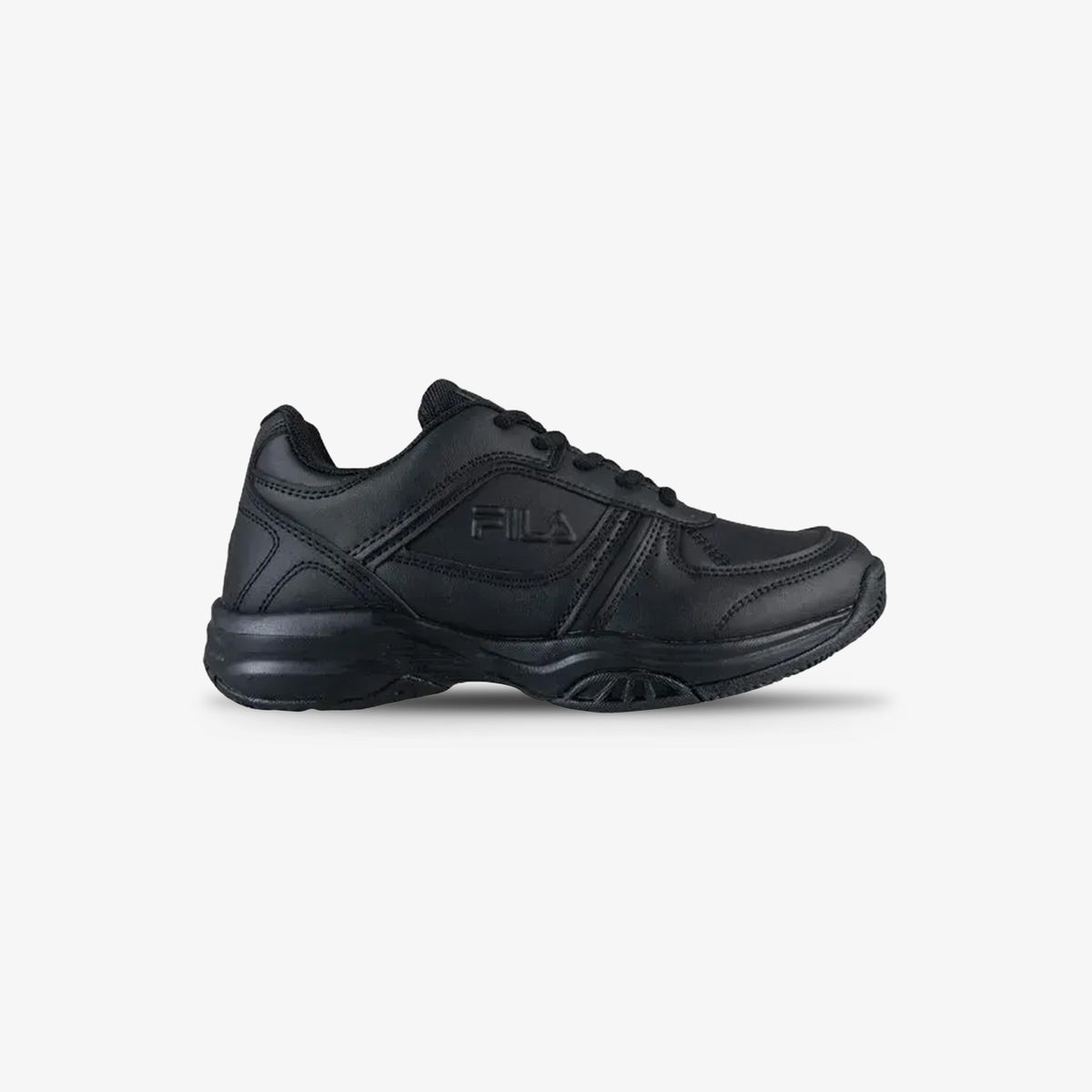 Tenis FIila Hustler Niño Hombre Negro