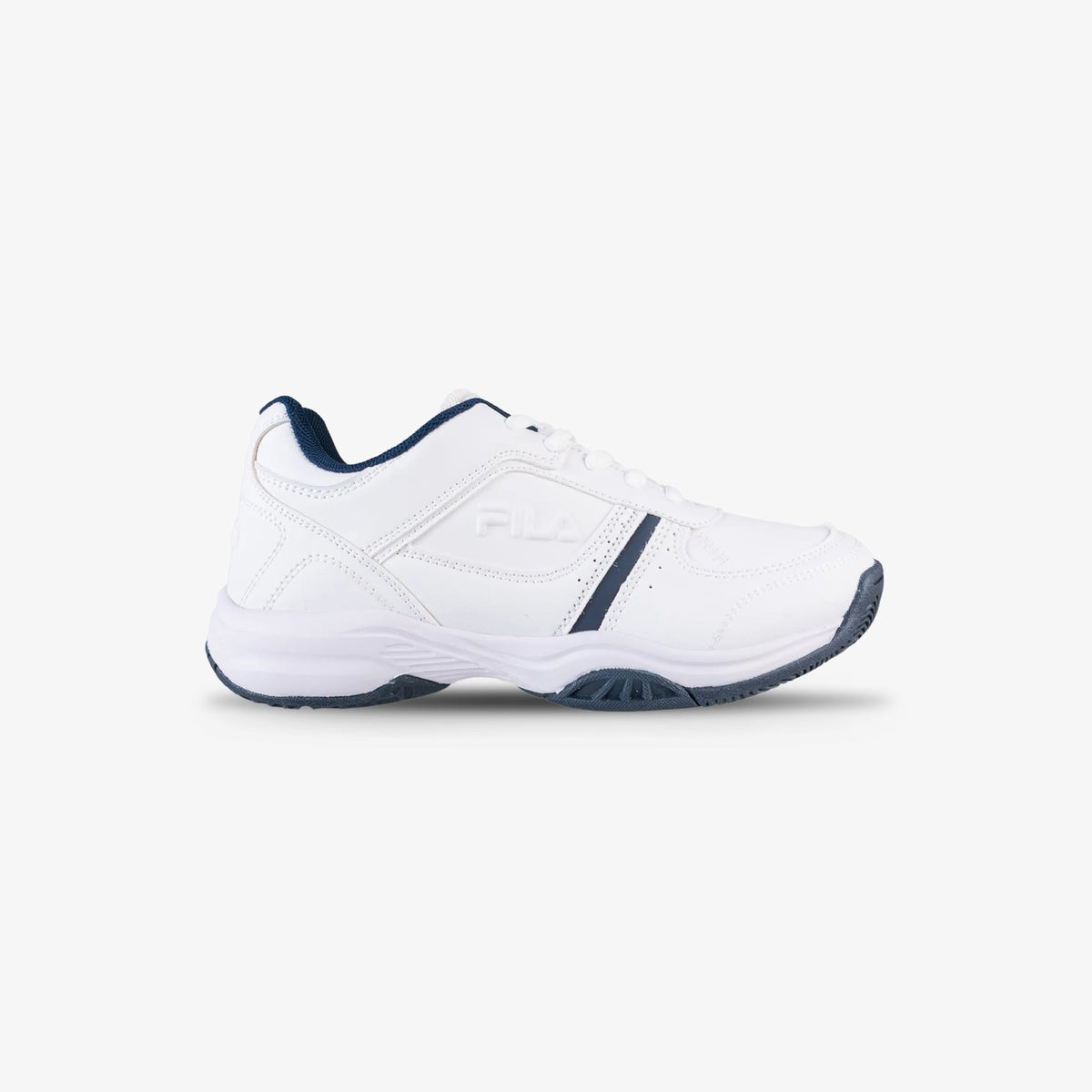 Tenis Fila Hustler Niño Azul Blanco