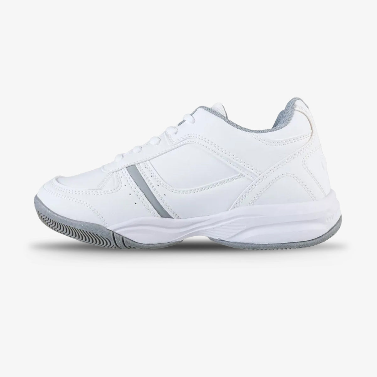 Tenis Fila Hustler Niño Blanco Gris