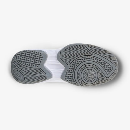 Tenis Fila Hustler Niño Blanco Gris