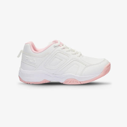 Tenis Fila Charger Niña Blanco Rosado