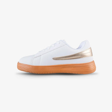 Tenis Fila Trew Niña Blanco Dorado