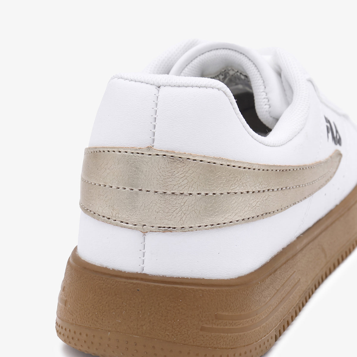 Tenis Fila Trew Niña Blanco Dorado