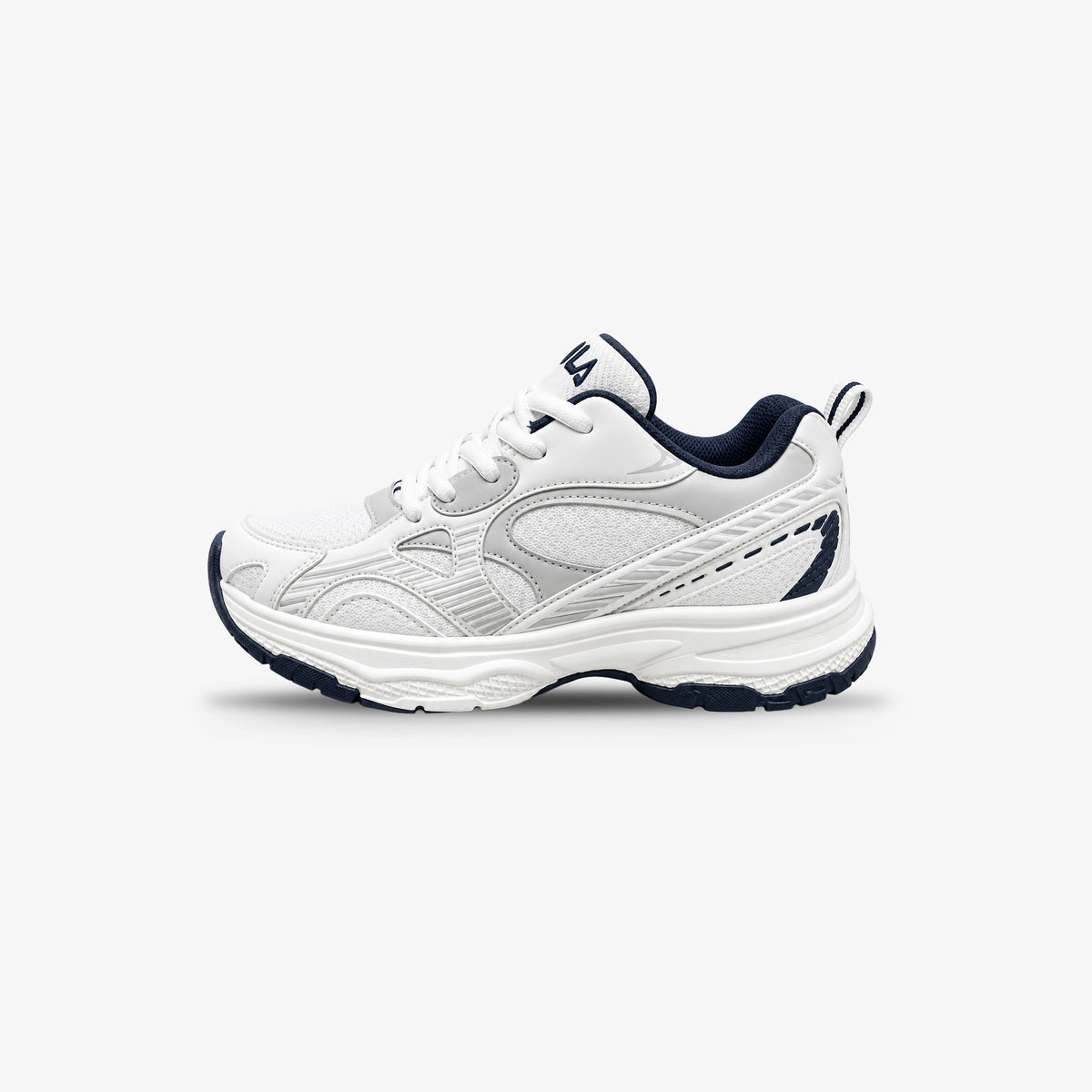 Tenis Fila Blys Niño Blanco Azul