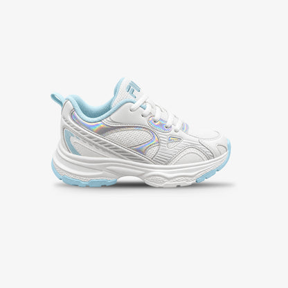 Tenis Fila Blys Niña Blanco Azul Claro