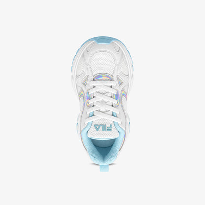 Tenis Fila Blys Niña Blanco Azul Claro