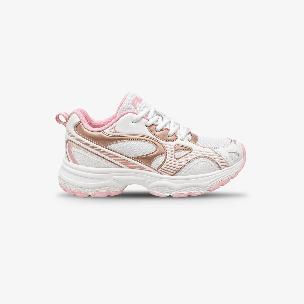 Tenis Fila Blys Niña Blanco Rosa