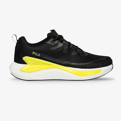 Tenis Fila Sulver Hombre Negro Amarilla