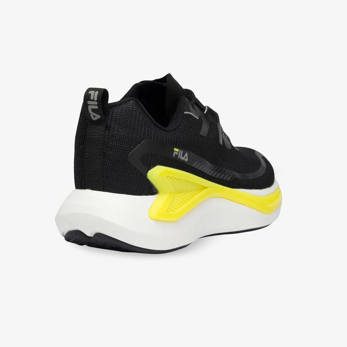 Tenis Fila Sulver Hombre Negro Amarilla