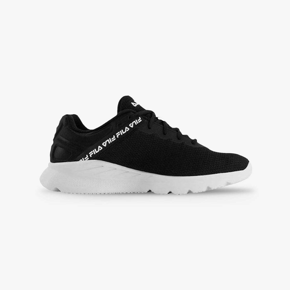 Tenis Fila Lightspin Mujer Negro Blanco