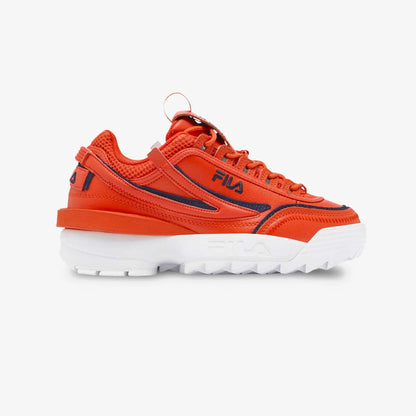 Tenis Fila Disruptor II Exp Mujer Naranja Azul