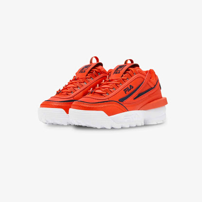 Tenis Fila Disruptor II Exp Mujer Naranja Azul
