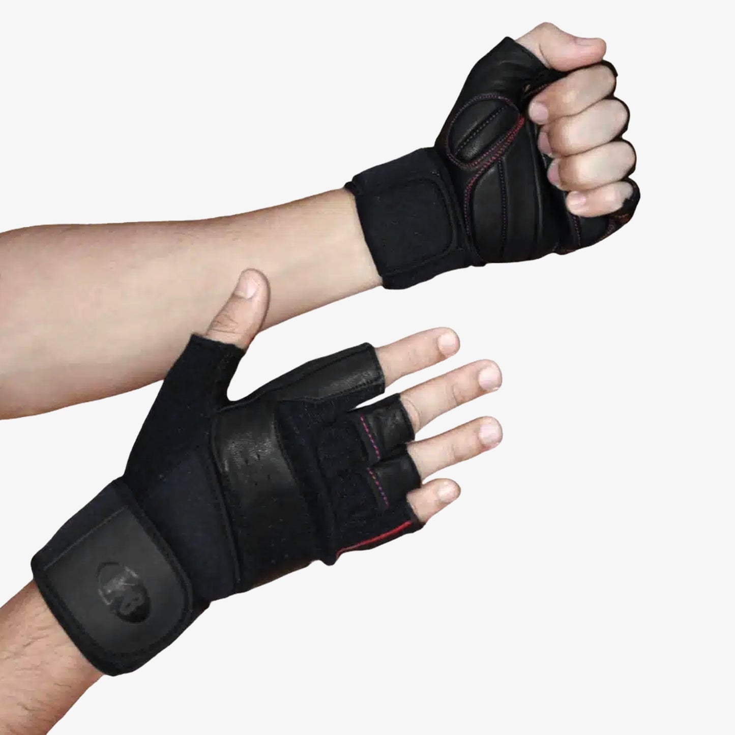 Guantes K6 Ice Border III Hombre Negro Rojo
