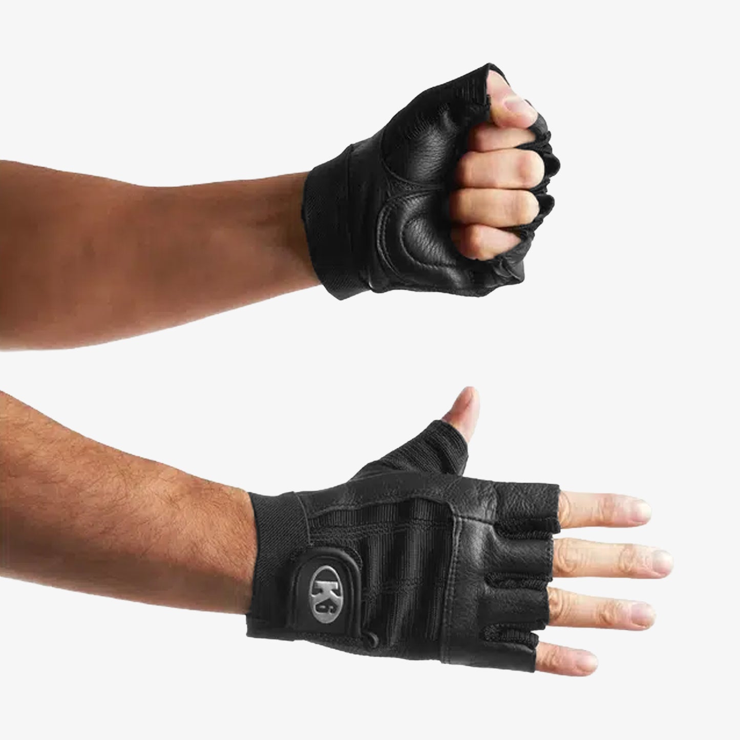 Guantes K6 Strong T.L Hombre Negro Blanco