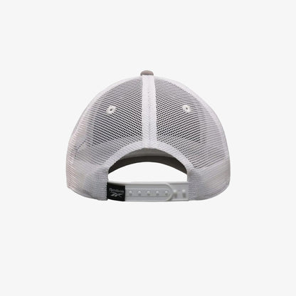 Gorra Reebok Patch Trucker Cap Unisex Beige Blanco