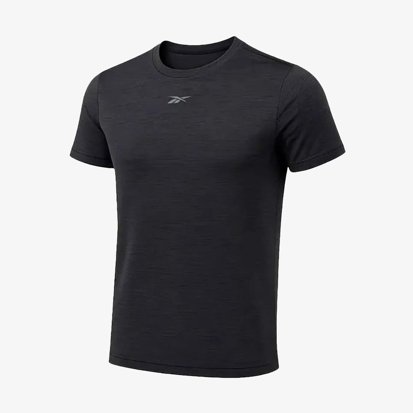 Camiseta Reebok Train Melange Tech Tee Hombre Negro