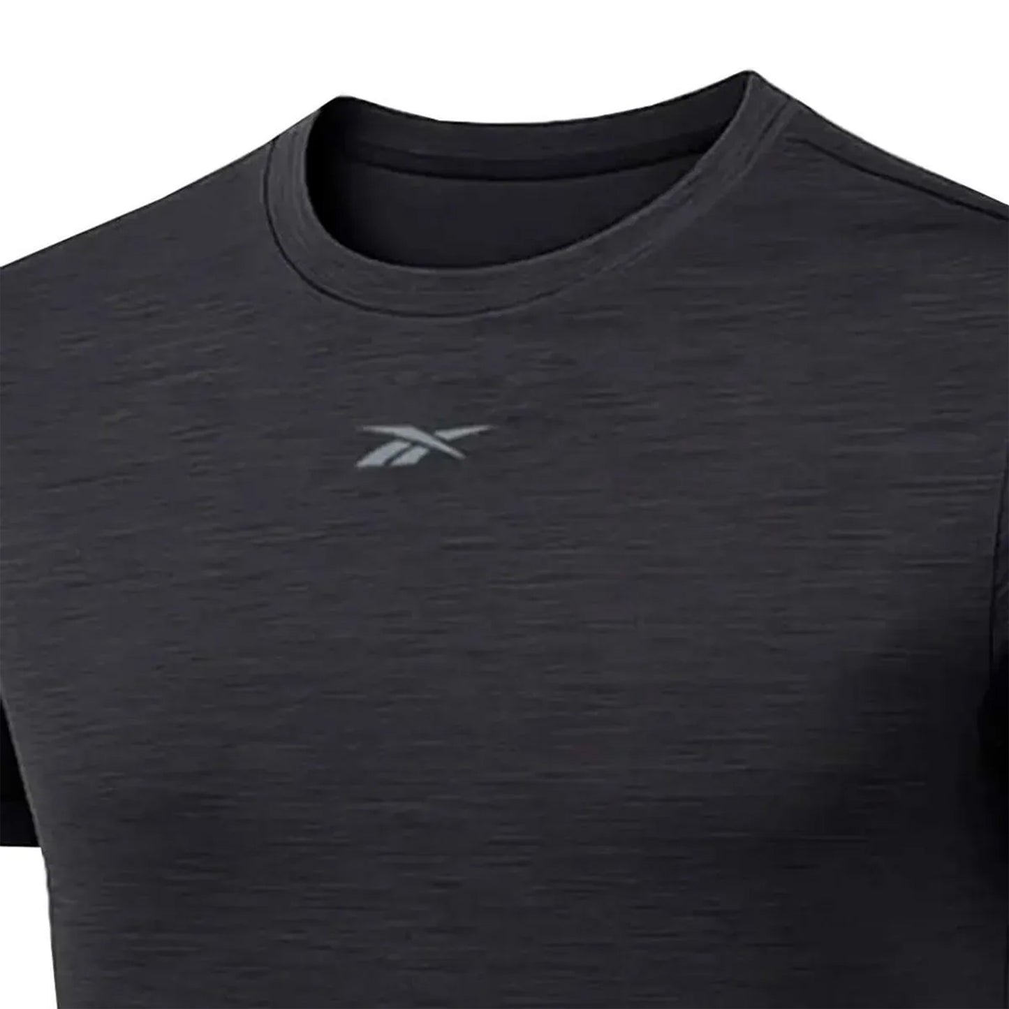Camiseta Reebok Train Melange Tech Tee Hombre Negro