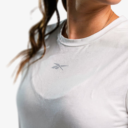 Camiseta Reebok Women Tech Tee Mujer Blanco