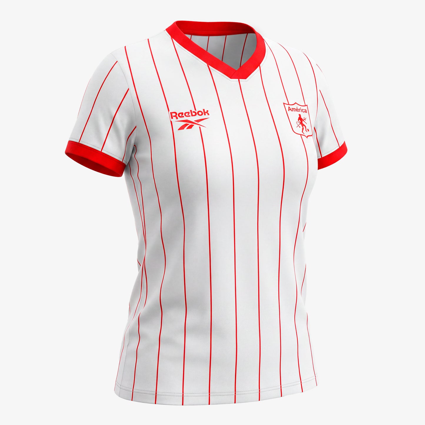 Camiseta Reebok América 26 Unisex Blanco Rojo