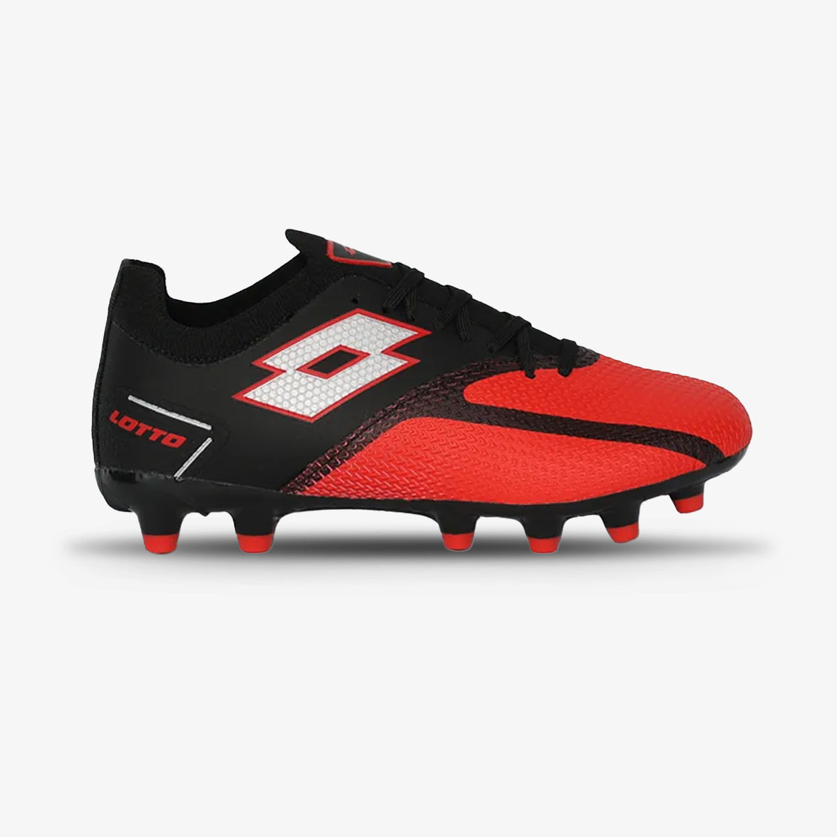 Guayos Lotto Bonflysock Hombre Negro Rojo